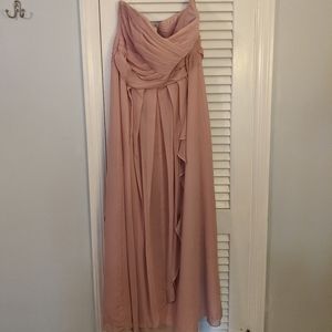 David's Bridal long dress size 18